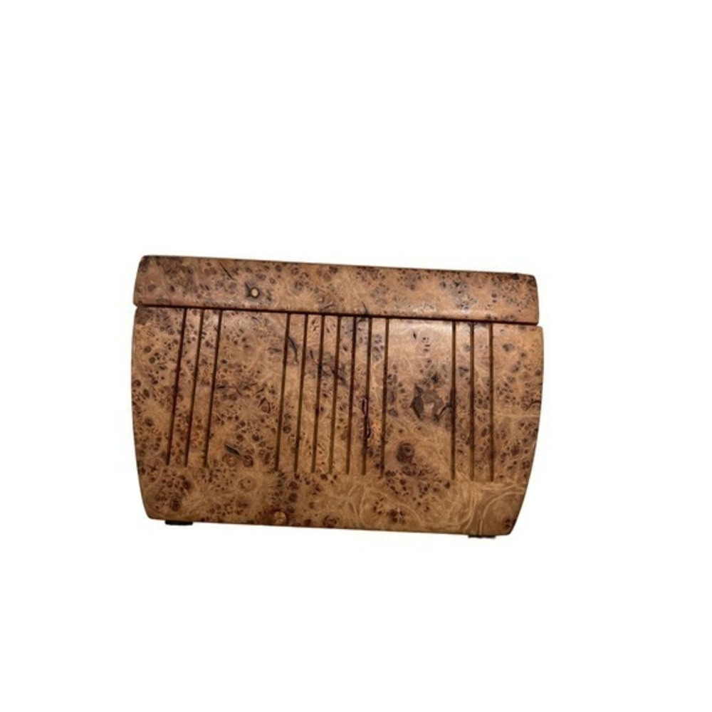 Birds Eye Maple Wood Trinket Box Handmade‎ By Maple Leaf Studio Unique Design